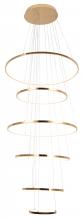 Bethel International TR35GD - LED Chandelier Metal & Acrylic