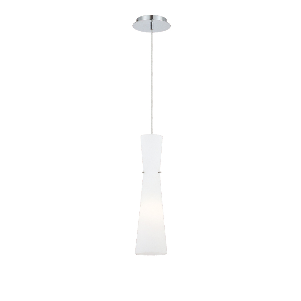 Strata, 1Lt Pendant, Large, Chrome