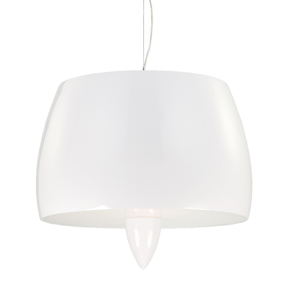 Lola, 4Lt Pendant, White