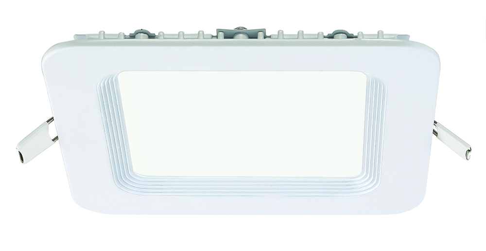 LED SLIM REC,6IN,BAF,15W,SQ,WT