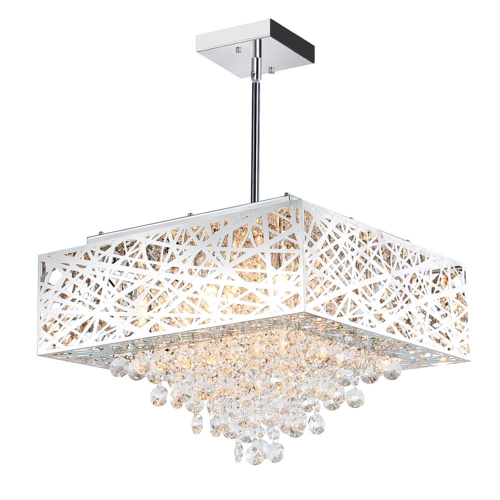 Eternity 9 Light Chandelier With Chrome Finish