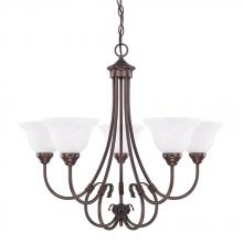 Capital 3226BZ-220 - 5 Light Chandelier