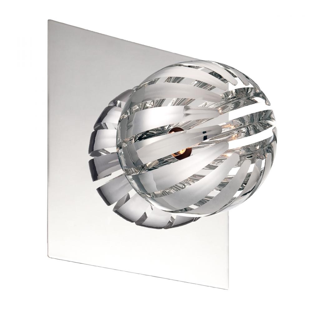 Cosmo, 1LT Wall Sconce, Chr/chr