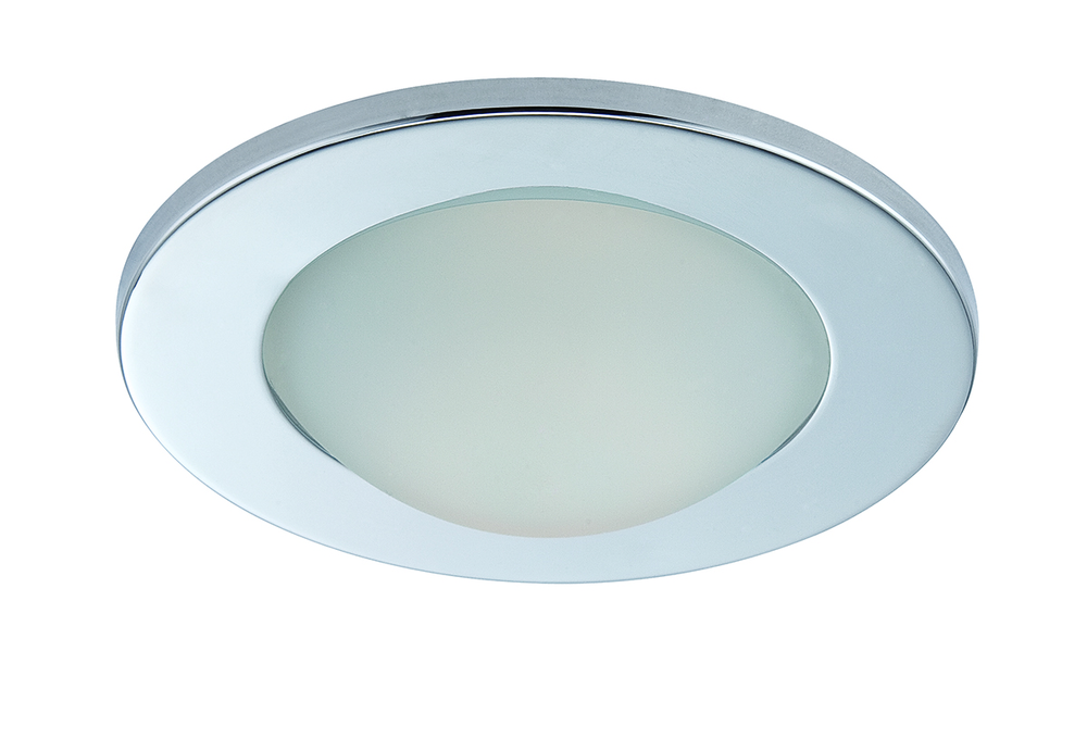 Trim, 3in, Shower Dome, Chr/frost