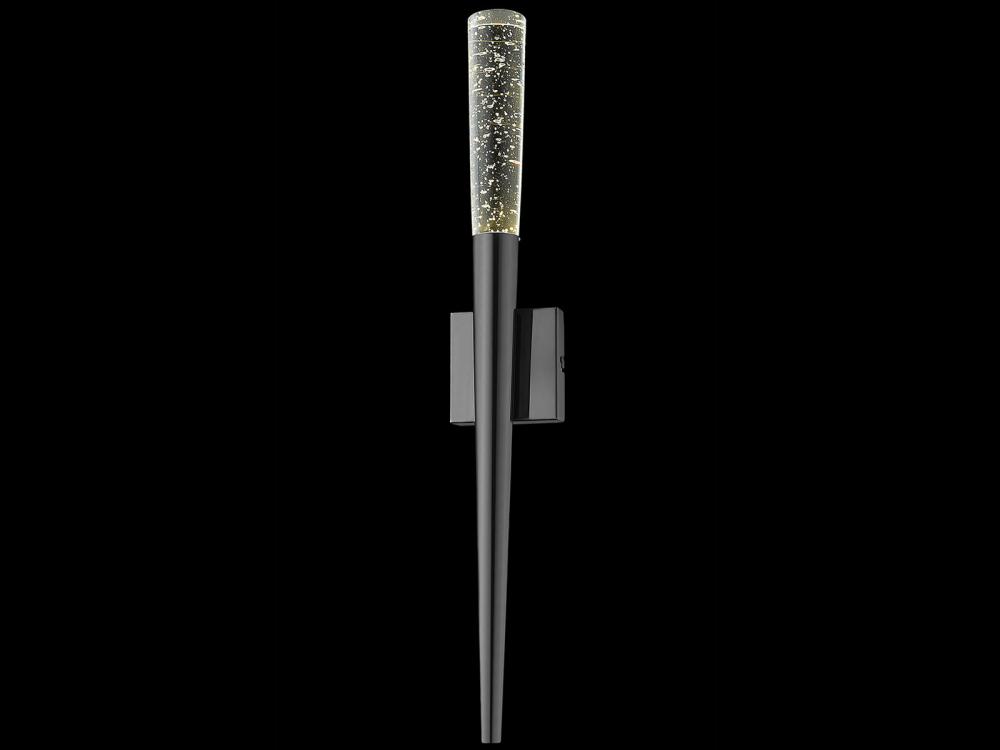 The Original Glacier Avenue 25" Wall Sconce in Dark Bronze with Bubbled Glass