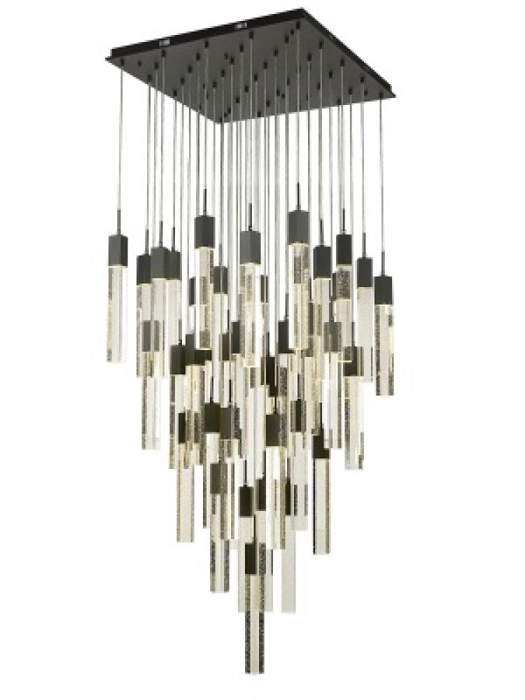 The Original Glacier Avenue Collection Black 41 Light Pendant Fixture