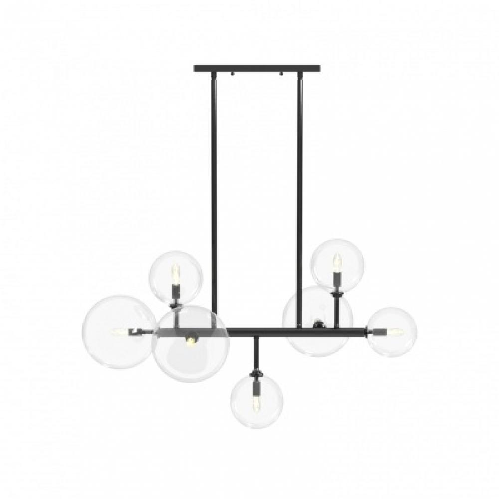 Delilah 40"  Chandelier in Black