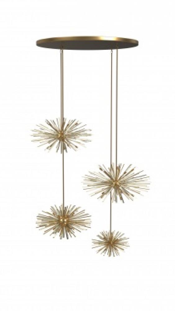 Palisades Ave. Collection Hanging Cluster Chandelier