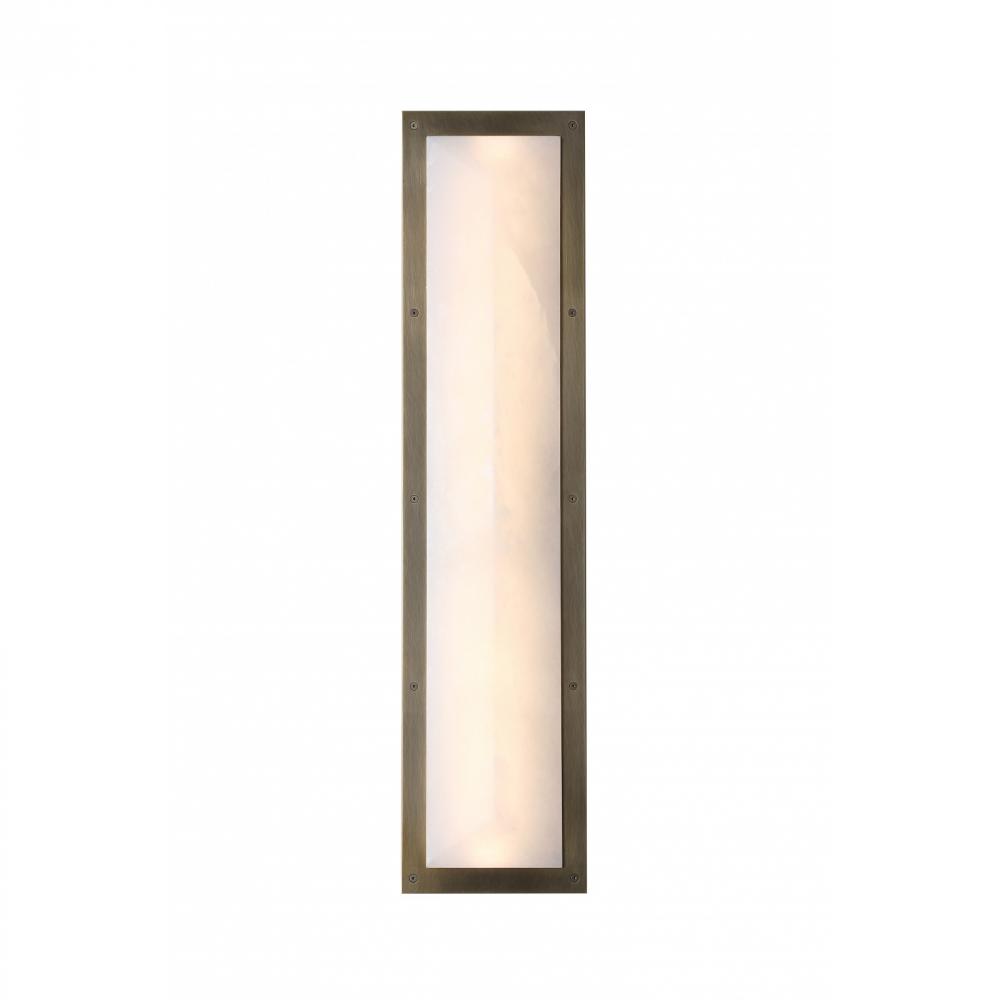Sedona 30" Beveled Wall Sconce In Alabaster