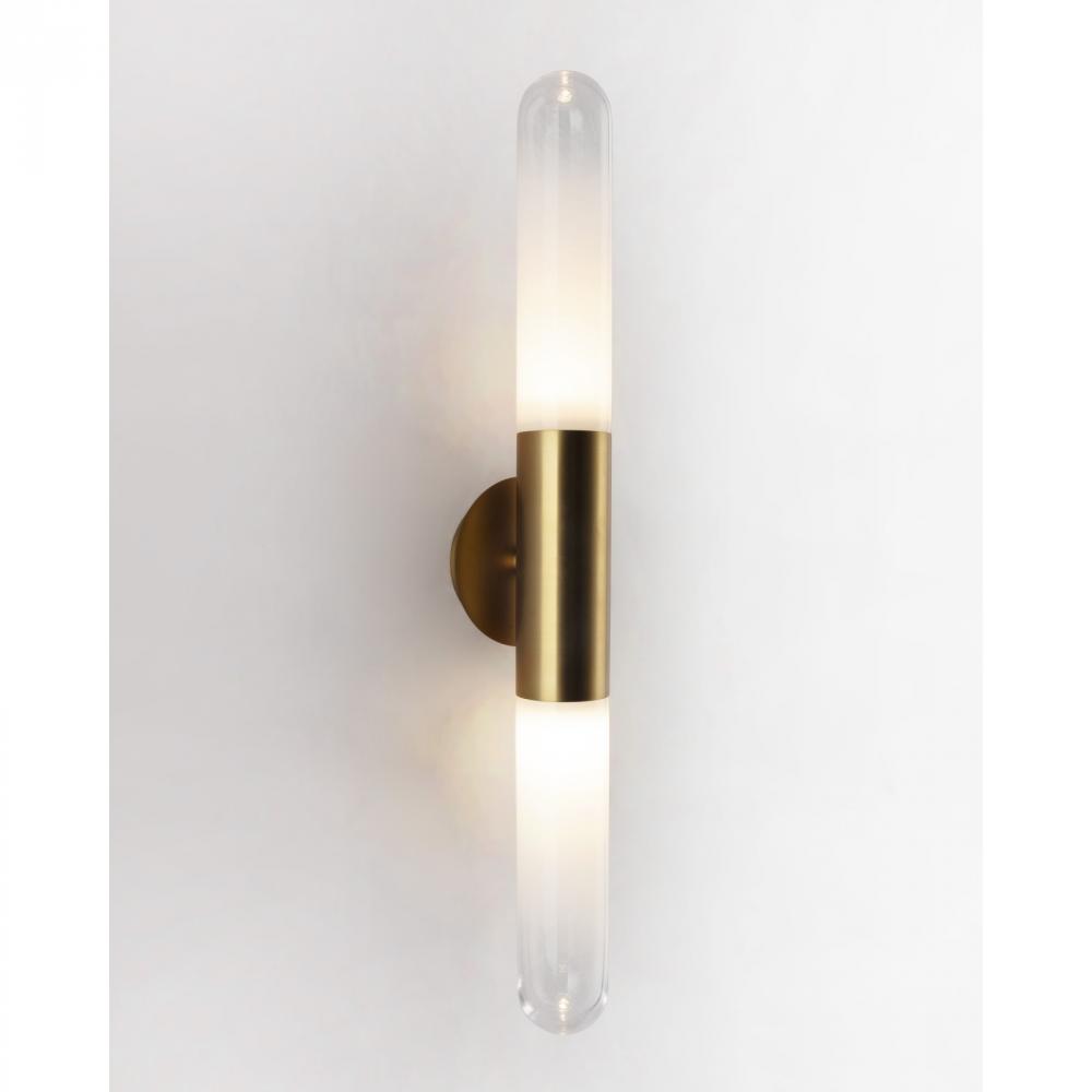 Tribeca 33" Wall Sconce In Aged Brass