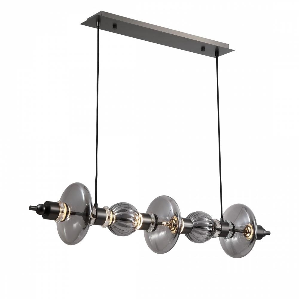 Avra 45" Linear Pendant In Black