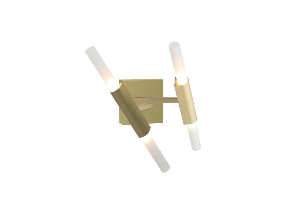 San Vicente Blvd. 10" Wall Sconce in Brushed Brass