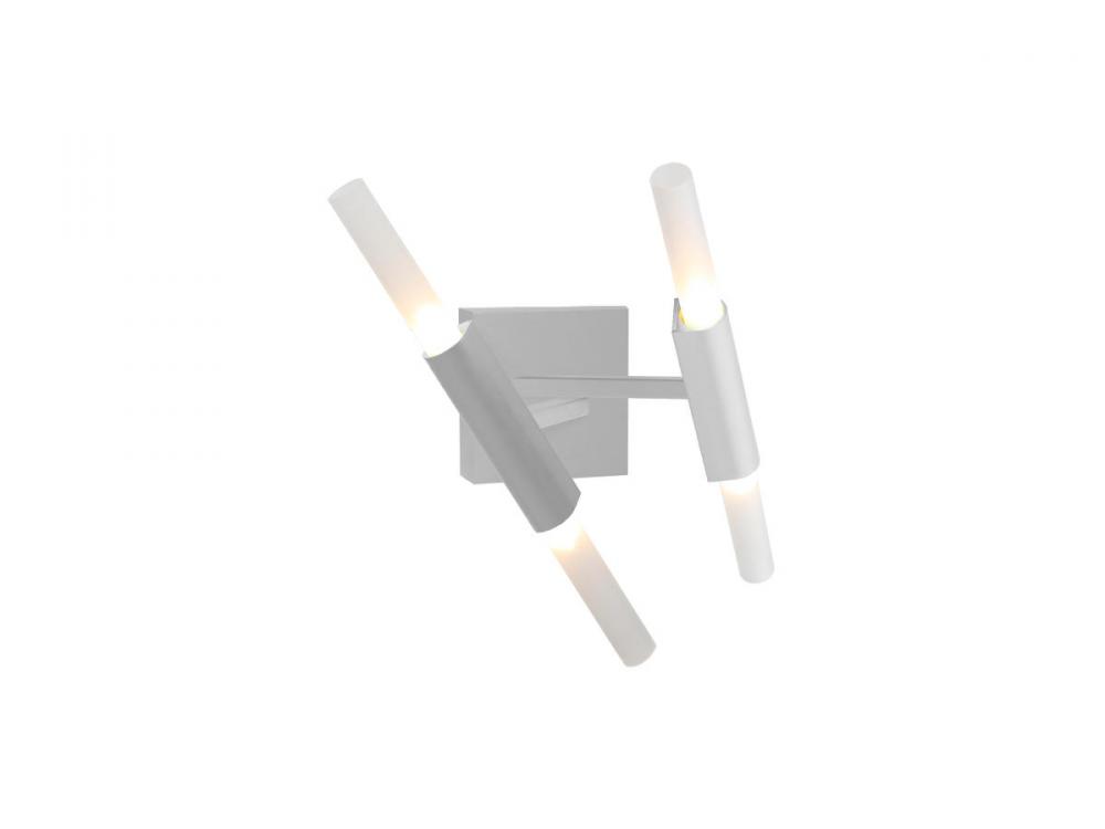 San Vicente Blvd. 10" Wall Sconce in Matte Chrome