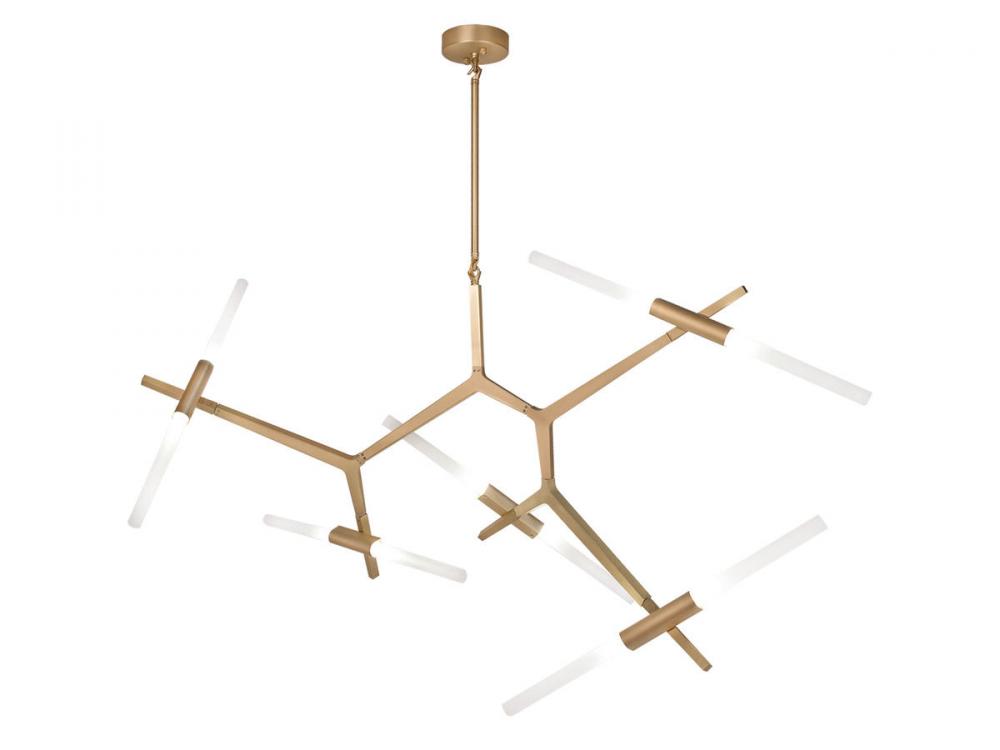 San Vicente 39" Chandelier in Brushed Brass