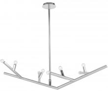 Avenue Lighting HF8888-PN - The Oaks 52" Linear Chandelier in Polished Nickel
