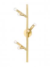 Avenue Lighting HF8886-BB - The Oaks 6-Light Wall Sconce in Brushed Brass