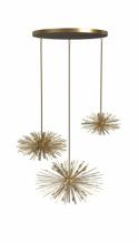 Avenue Lighting HF8303-AB - Palisades Ave. Collection Hanging Cluster Chandelier