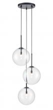 Avenue Lighting HF4233-BK - Delilah 3 Light Multi Port Pendant