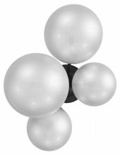 Avenue Lighting HF4244-BK-WHT - Delilah 4 Light Wall Sconce