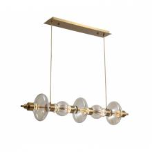 Avenue Lighting HF7977-AB - Avra 45" Linear Pendant In Aged Brass