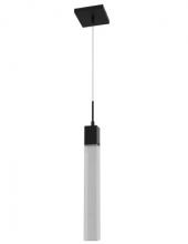 Avenue Lighting HF1901-1-GL-BK-SNW - The Original Glacier Collection 12"  Pendant in Black with Snow Crystal