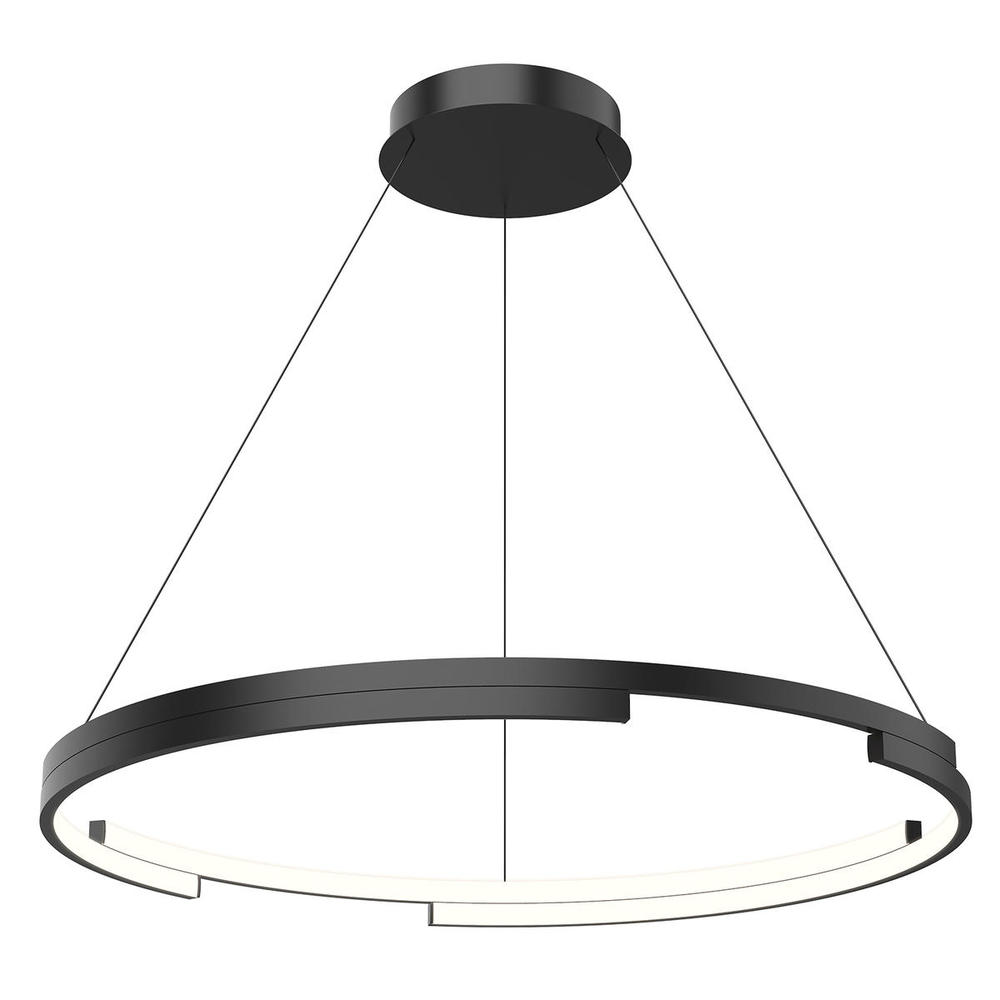 Anello Minor 32-in Black LED Pendant
