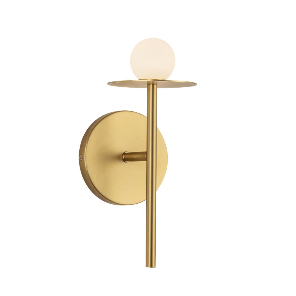 Elixir 10-in Brushed Gold LED Wall Sconce