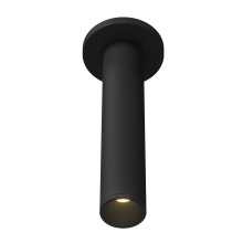 Kuzco Lighting Inc LD2-SM12W12-3036-BK-UNV-010 - Lorna 12-in (2-in Dia.) 36 Degree Optic Black Dimmable LED Cylinder Ceiling Mount