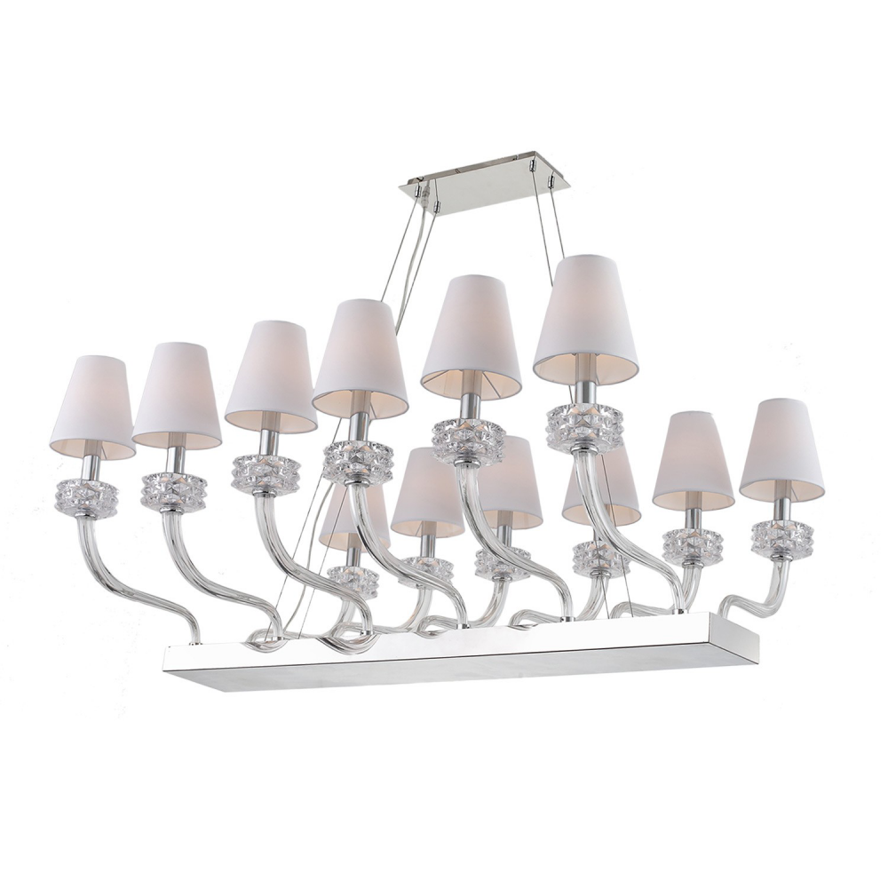Abigail 48" Linear Armed Chandelier