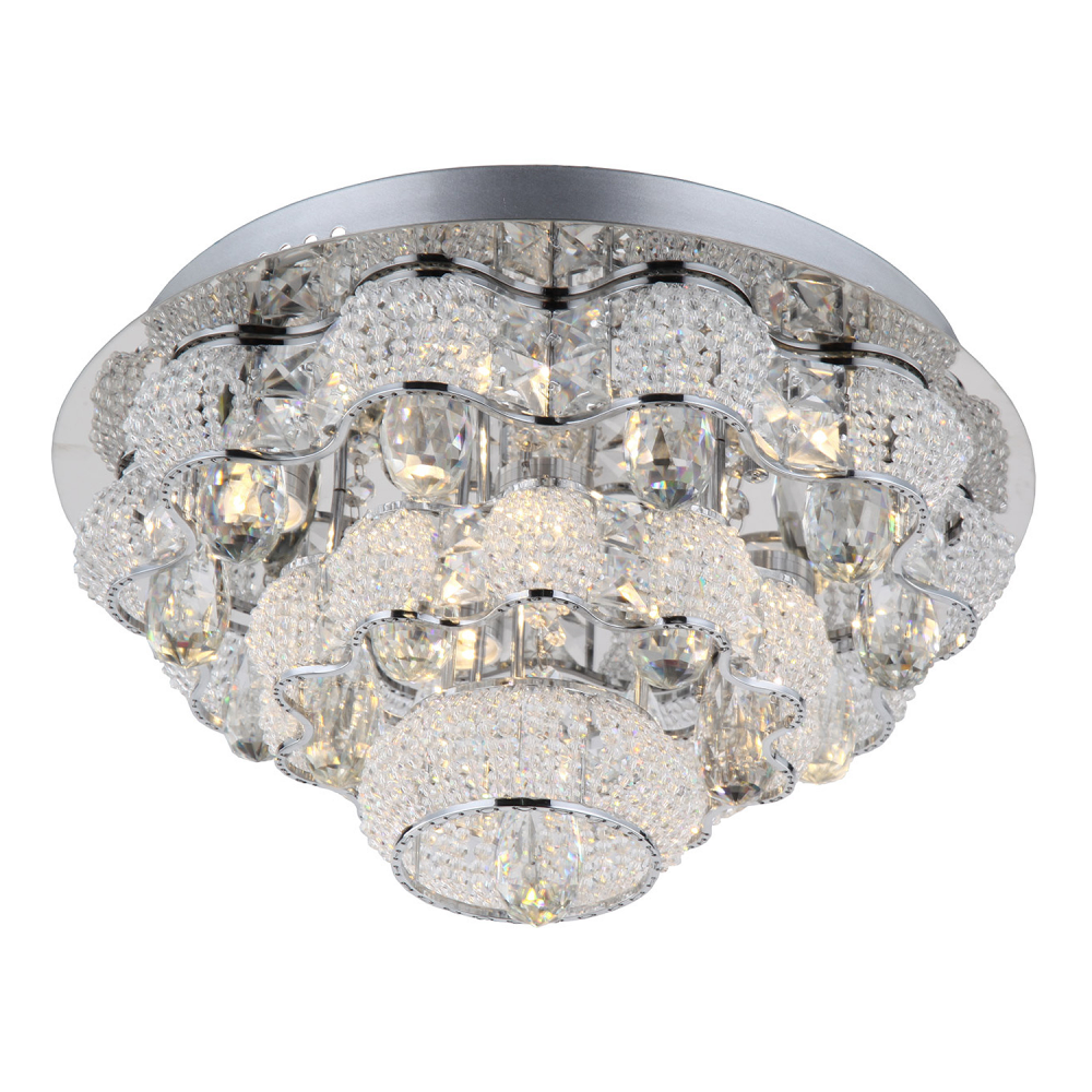 Imperial 16" Crystal Flush Mount
