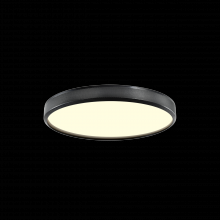 ZEEV Lighting FM11747-LED-12-SBB - 12" LED 3CCT Luxury Braided Knurl Satin Brushed Black Ceiling Flush Mount Light