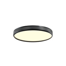 ZEEV Lighting FM11747-LED-12-SBB - Zigrina 12" Diamond Knurled LED Flush Mount in Satin Black