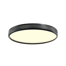 ZEEV Lighting FM11750-LED-18-SBB - Zigrina 18" Diamond Knurled LED Flush Mount in Satin Black