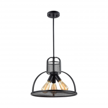 ZEEV Lighting P30041-3-DBZ - Canton 16" 3- Light, Industrial Pendant in Dark Bronze