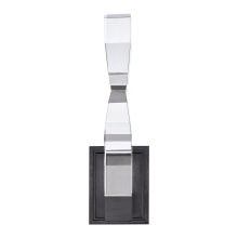 ZEEV Lighting WS11312-LED-1-2x2-SBB - Mamadim LED 2"x2" Single Crystal Wall Sconce in Satin Black
