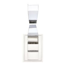 ZEEV Lighting WS11315-LED-1-3x3-PN - Mamadim LED 3"x3" Single Crystal Wall Sconce in Polished Nickel