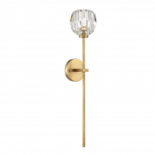 ZEEV Lighting WS70030-1-AGB - Parisian 12" Crystal Wallchieres Wall Sconce in Aged Brass