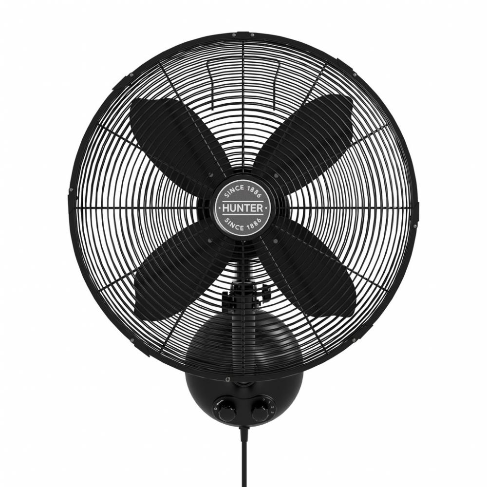 Wall Fan Black Matte