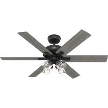 Hunter 52903 - Hunter 52 in Fonthill ENERGY STAR® HunterExpress Matte Black Ceiling Fan with LED Light Kit