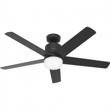 Hunter 51198 - Hunter 52 inch Wi-Fi Stylus Matte Black Ceiling Fan with LED Light Kit and Handheld Remote