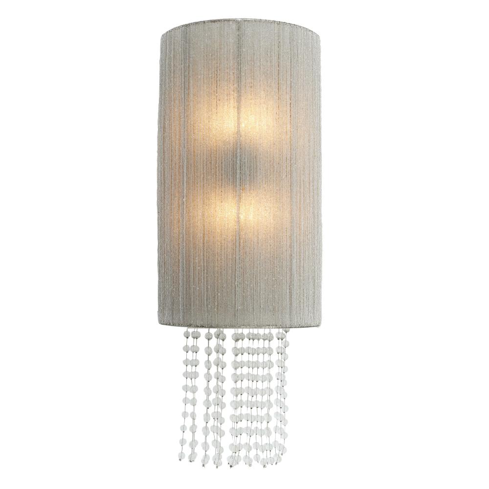 Crystal Reign 2 Light Wall Sconce