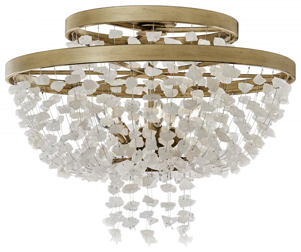 6 LIGHT FLUSH MOUNT FIXTURE