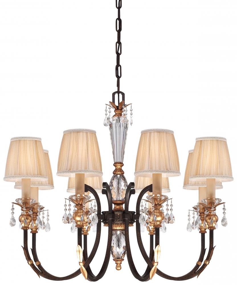 Bella Cristallo Collection - 8 Light Chandelier