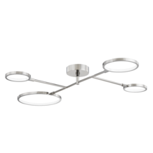 Hudson Valley 4104-PN - Saturn Semi Flush