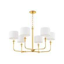 Hudson Valley 9136-AGB - PARAMUS Chandelier
