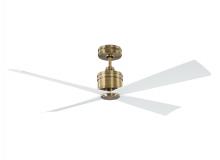 Visual Comfort & Co. Fan Collection 4LNCR56HAB - Launceton 56 - Hand-Rubbed Antiqued Brass