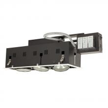 Jesco MGRA175-3EWB - 3-Light Double Gimbal Linear Recessed Fixture Low Voltage