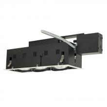 Jesco MGRP30-3WB - 3-Light Double Gimbal Linear Recessed Fixture Line Voltage.