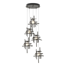 Hubbardton Forge 131128-SKT-STND-07-YC0305 - Tura 5-Light Frosted Glass Pendant