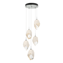 Hubbardton Forge 131138-SKT-LONG-82-WP0755 - Chrysalis 5-Light Large Crystal Pendant